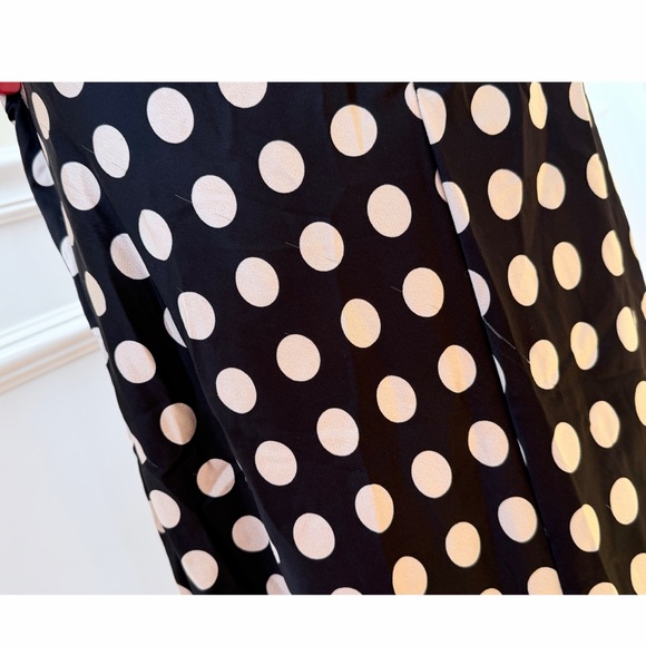 ANTHROPOLOGIE Mac Duggal One Shoulder Polka Dot Sheath Gown Maxi Dress 10 NWT - Picture 17 of 17